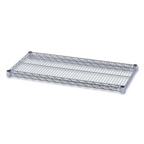 Industrial Wire Shelving Extra Wire Shelves, 36w x 18d, Silver, 2 Shelves/Carton-(ALESW583618SR)