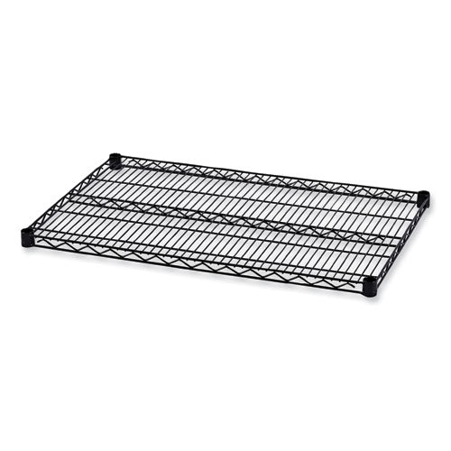 Industrial Wire Shelving Extra Wire Shelves, 36w x 24d, Black, 2 Shelves/Carton-(ALESW583624BL)