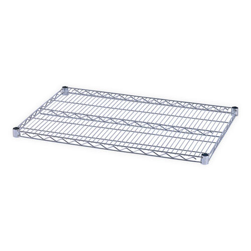 Industrial Wire Shelving Extra Wire Shelves, 36w x 24d, Silver, 2 Shelves/Carton-(ALESW583624SR)