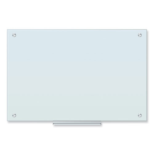 Glass Dry Erase Board, 35 x 23, White Surface-(UBR2298U0001)