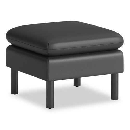 Parkwyn Series Ottoman, 23" x 23" x 17.5", Black-(HONVP3LOTTBLK)