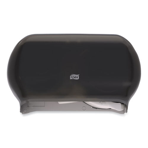 Twin Standard Roll Bath Tissue Dispenser, 12.75 x 5.57 x 8.25, Smoke-(TRK59TR)