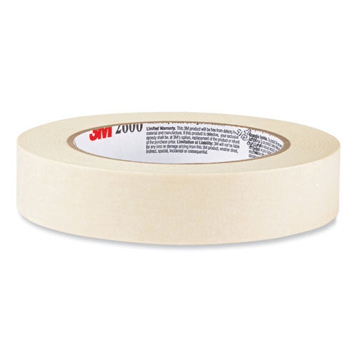 Economy Masking Tape, 3" Core, 0.94" x 60.1 yds, Tan-(MMM260024A)