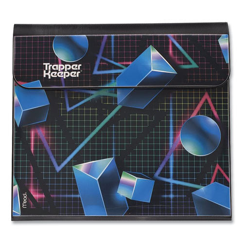 Trapper Keeper 3-Ring Pocket Binder, 1" Capacity, 11.25 x 12.19, Shapes-(MEA260038CQ1ECM)