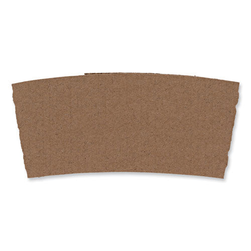 Cup Sleeves, Fits 10 oz to 20 oz Hot Cups, Kraft, 1,200/Carton-(BWK1020SLEEVE)