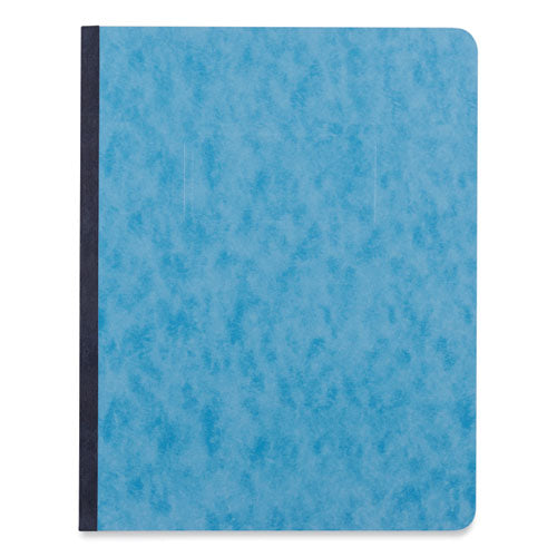 Pressboard Report Cover, Two-Piece Prong Fastener, 3" Capacity, 8.5 x 11, Light Blue/Light Blue-(UNV80572)