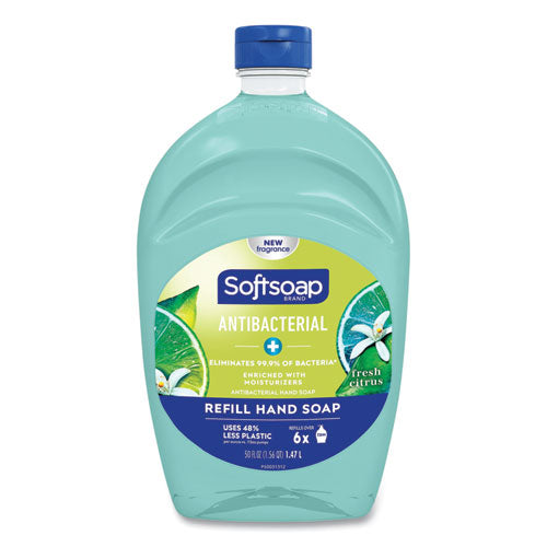 Antibacterial Liquid Hand Soap Refills, Fresh, Green, 50 oz-(CPC45991EA)