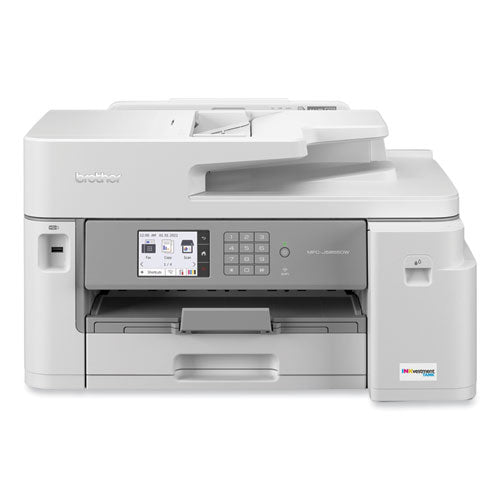 MFC-J5855DW INKvestment Tank All-in-One Color Inkjet Printer, Copy/Fax/Print/Scan-(BRTMFCJ5855DW)