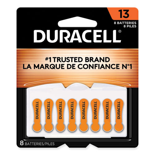 Hearing Aid Battery, #13, 8/Pack-(DURDA13B8ZM09)