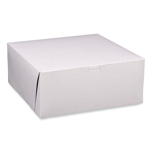 Bakery Boxes, Standard, 14 x 14 x 6, White, Paper, 50/Carton-(SCH1593)