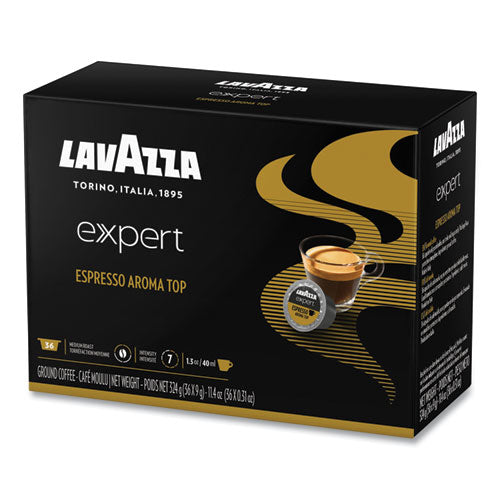 Expert Capsules, Espresso Aroma Top, 0.31 oz, 36/Box-(LAV2261)