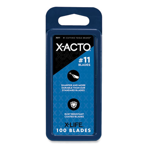 No. 11 Bulk Pack Blades for X-Acto Knives, 100/Box-(EPIX611)