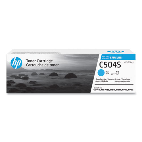 SU029A (CLT-C504S) Toner, 1,800 Page-Yield, Cyan-(HEWSU029A)