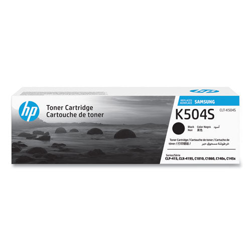 SU162A (CLT-K504S) Toner, 2,500 Page-Yield, Black-(HEWSU162A)