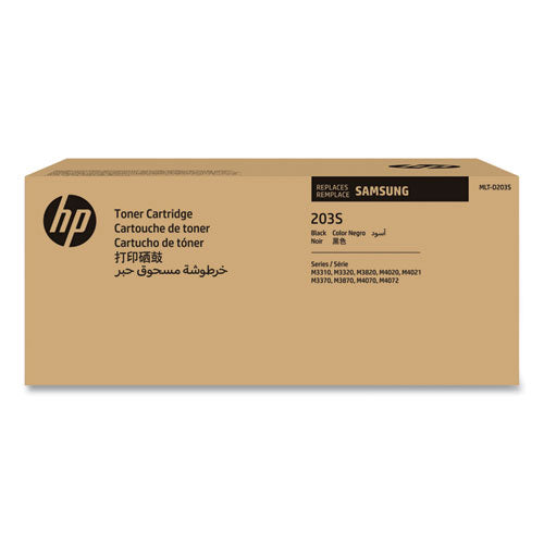 SU911A (MLT-D203S) Toner, 3,000 Page-Yield, Black-(HEWSU911A)