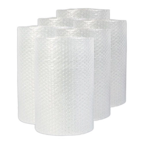 Bubble Packaging, 0.5" Thick, 12" x 30 ft, Perforated Every 12", Clear, 6/Carton-(UNV4087902)