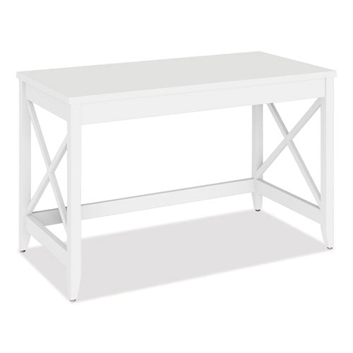 Farmhouse Writing Desk, 47.24" x 23.62" x 29.53", White-(ALEWSF4824WT)