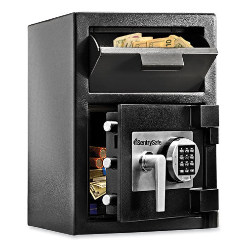 Digital Depository Safe, Large, 0.94 cu ft, 14w x 15.6d x 20h, Black-(SENDH074E)