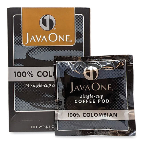 Coffee Pods, Colombian Supremo, Single Cup, 14/Box-(JAV30200)