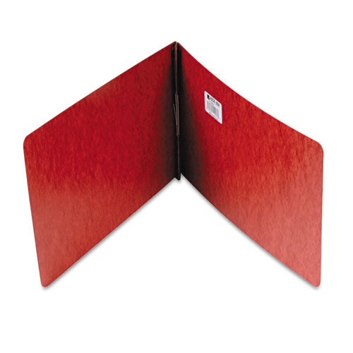 Pressboard Report Cover with Tyvek Reinforced Hinge, Two-Piece Prong Fastener, 2" Capacity, 8.5 x 14, Red/Red-(ACC19928)