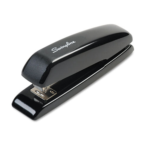 Durable Full Strip Desk Stapler, 20-Sheet Capacity, Black-(SWI64601)